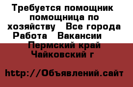 Требуется помощник, помощница по хозяйству - Все города Работа » Вакансии   . Пермский край,Чайковский г.